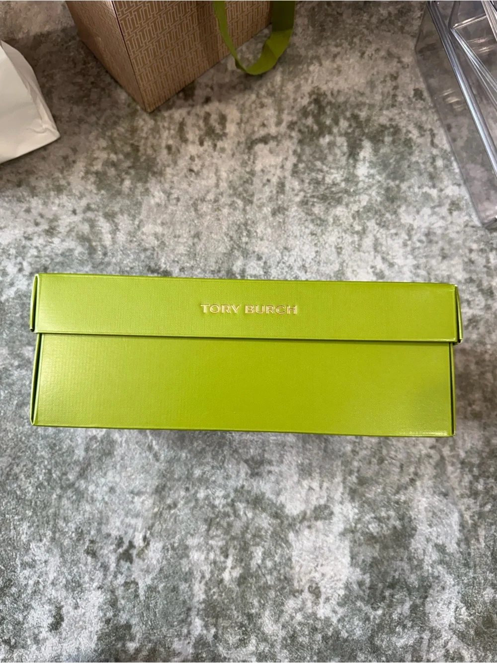 NEW Tory Burch Lime Green Shoe Box